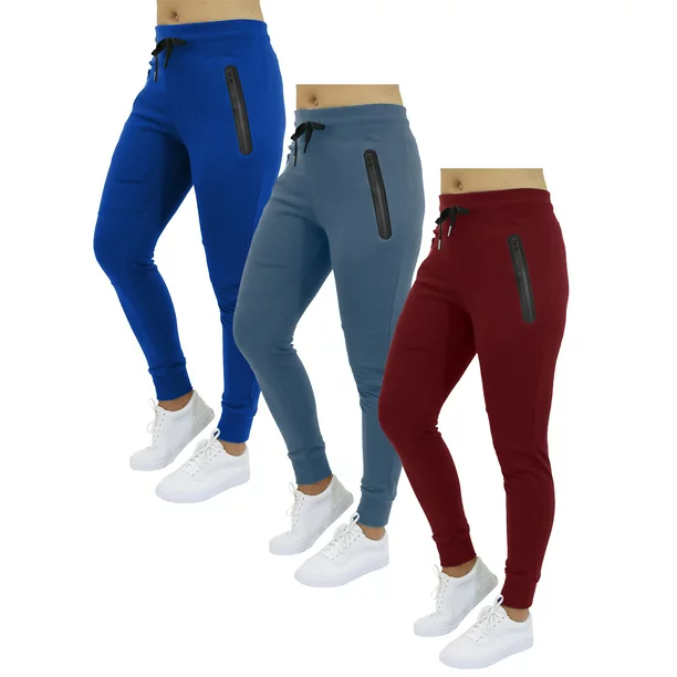 Heather Grey Blue & Blue & Burgundy (Relaxed Fit Tech Zipper)