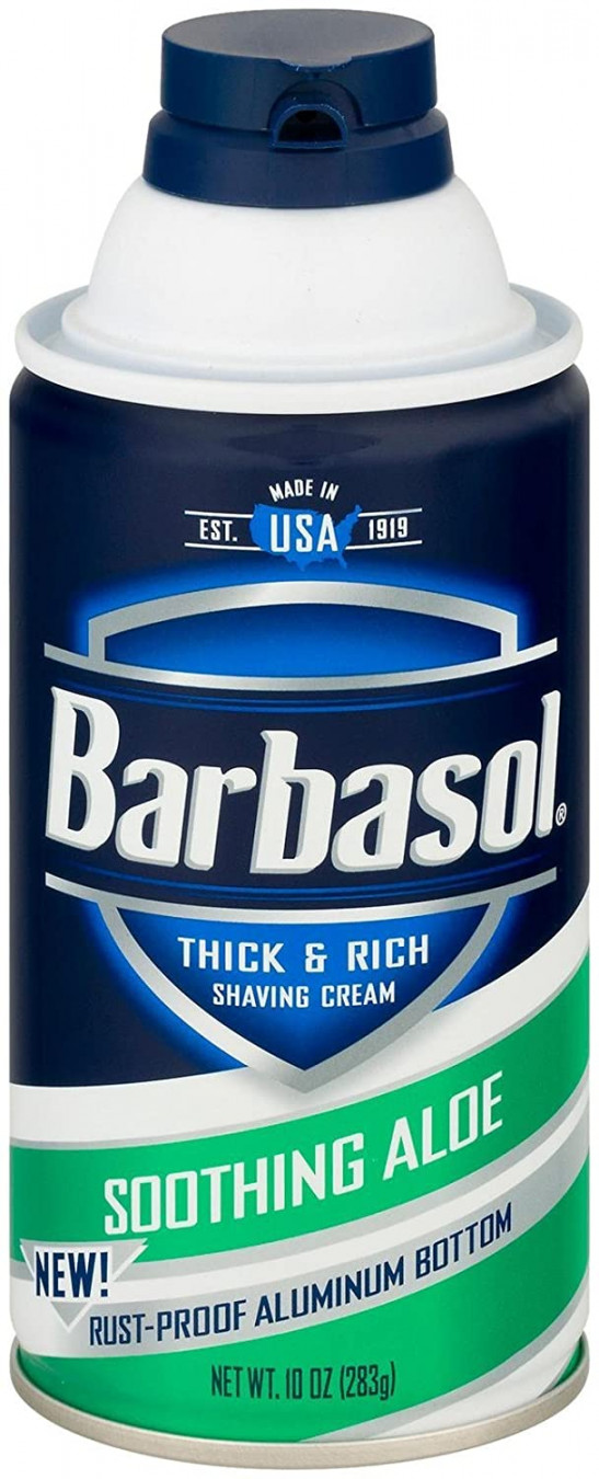 barbasol soothing aloe thick & rich shaving cream