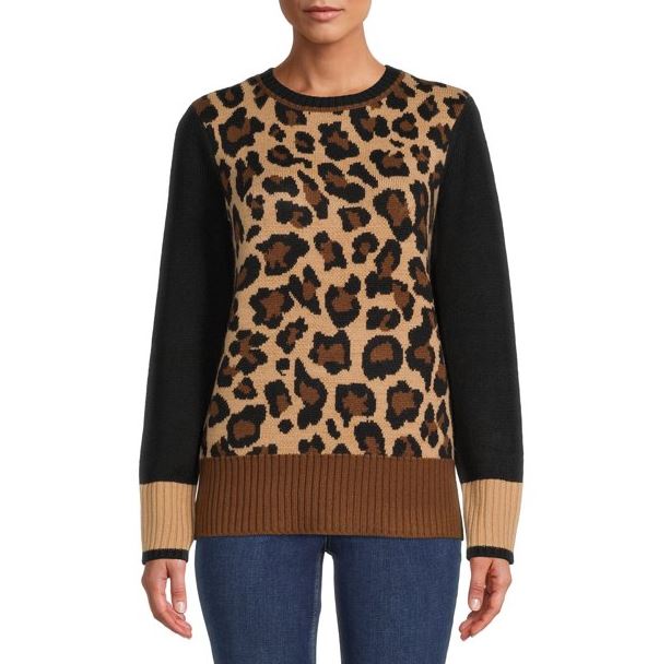 Cheetah pullover 2025 sweater