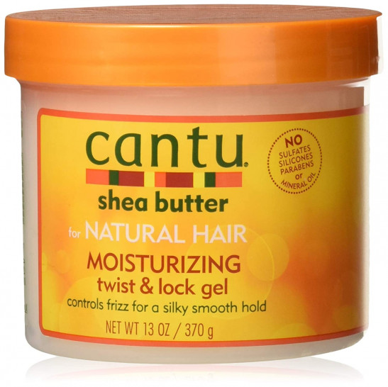 cantu shea butter for natural hair moisturizing twist & lock gel| 13 fl oz