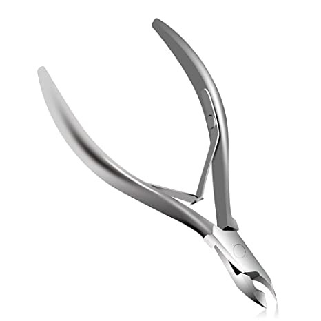 Cortador de cutículas, cortador profesional de cutículas, removedor de cutículas de acero inoxidable, herramientas de manicura de pedicura para uñas y uñas de los pies