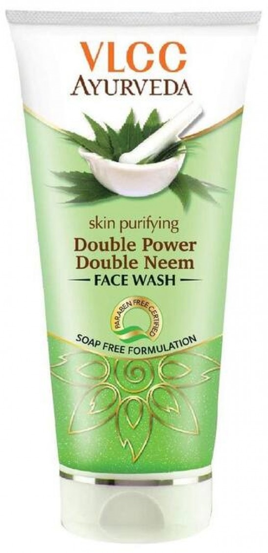 vlcc skin purifying double power double neem face wash- 100 ml