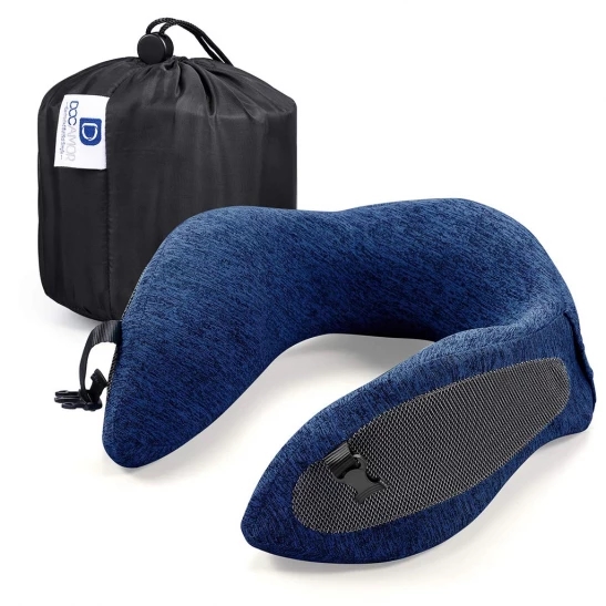 Travel Pillow, 100% Adjustable Memory Foam Neck Pillow, U-shaped