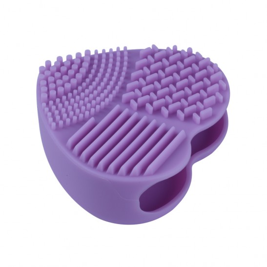 Silicone makeup applicator brush cleaner