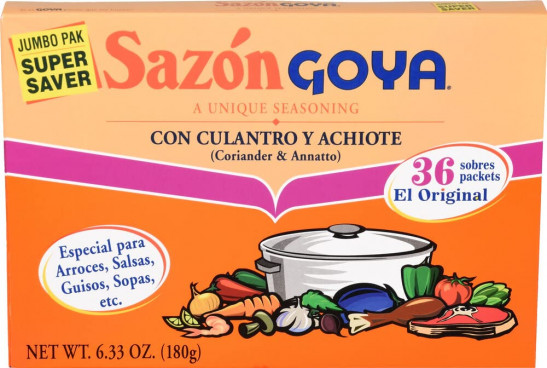 goya sazon coriander & annatto