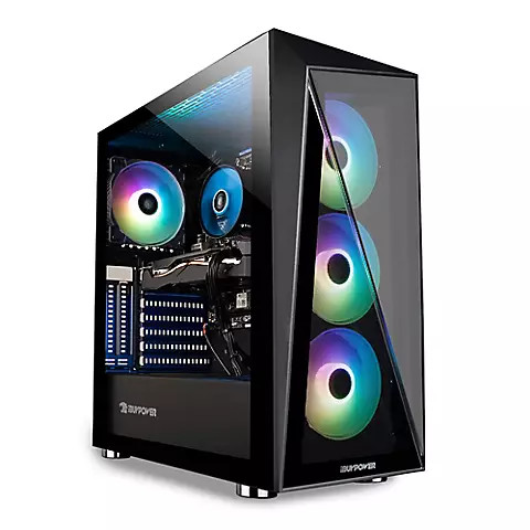 iBUYPOWER Pro TraceMR 231i Gaming Desktop, Intel Core i5-11400F Processor, 16GB Memory, 480GB SSD, NVIDIA Geforce RTX 2060