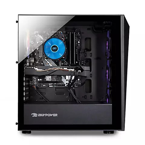 iBUYPOWER Pro TraceMR 231i Gaming Desktop, Intel Core i5-11400F Processor, 16GB Memory, 480GB SSD, NVIDIA Geforce RTX 2060