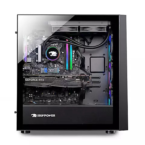 iBUYPOWER SlateMono 237i Gaming Desktop, Intel Core i7-12700KF Processor, 16GB Memory, 1TB SSD, NVIDIA GeForce RTX 3070Ti