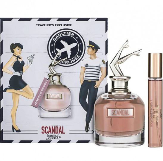 jean paul gaultier scandal set (edp 80ml + edp 20ml) for women