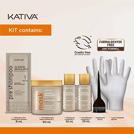 Kativa Brazilian Straightening Natural Kit - Original
