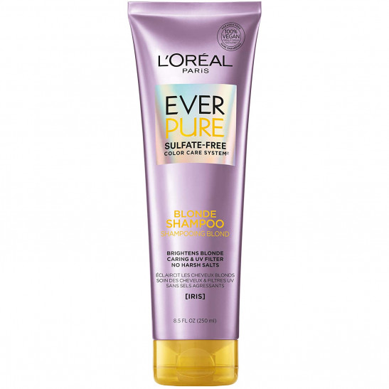 l'oréal paris everpure sulfate free blonde shampoo| 8.5 oz