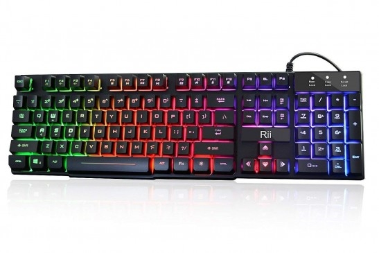 rii rk100+ ultra slim gaming keyboard