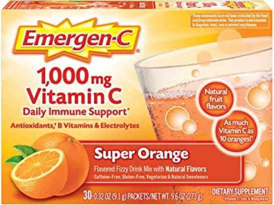 emergen-c fizzy drink diet supplement | 30 count