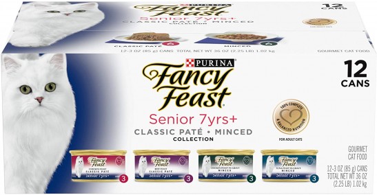Fancy Feast Senior 7+ Cat Food, 3-oz can | case of 12