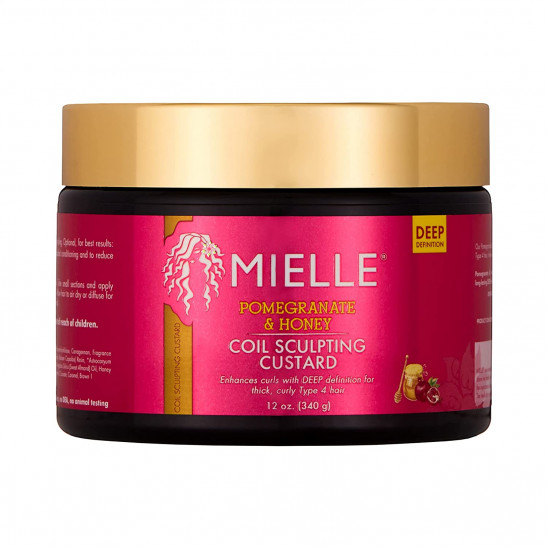 Mielle Organics Pomegranate & Honey Coil Sculpting Custard for Type 4 Hair