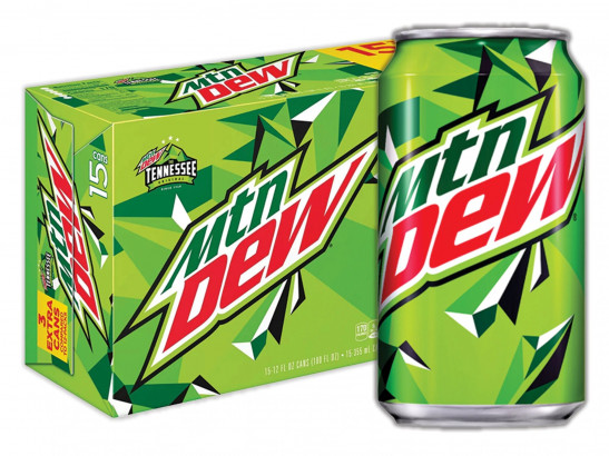 Mt dew aluminum bottles
