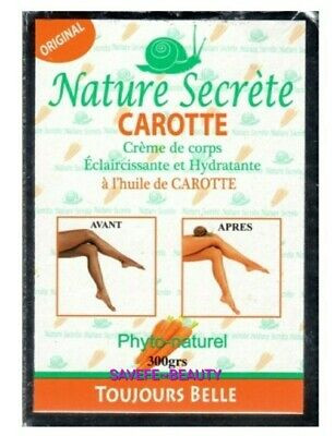 nature secréte carotte lightening body cream with carrot oil