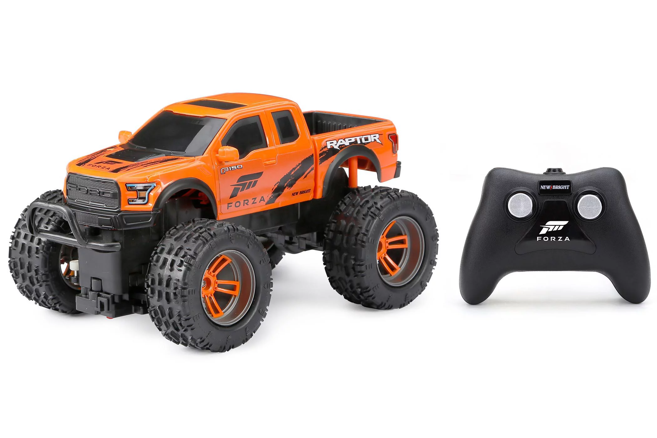 Orange Ford Raptor