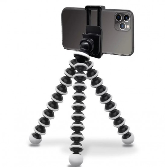 Premier Universal Flexi-Pod Multi-Flex Tripod with Smartphone Holder