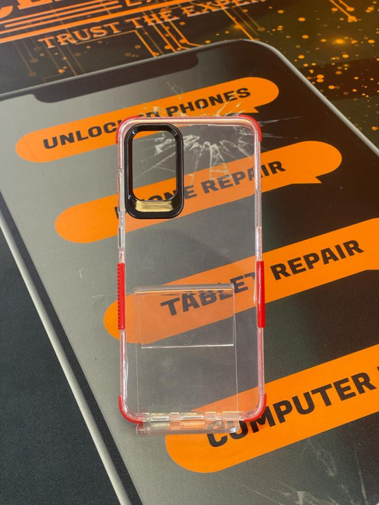 Samsung Galaxy S20 Plus Clear Case With Colored Corners