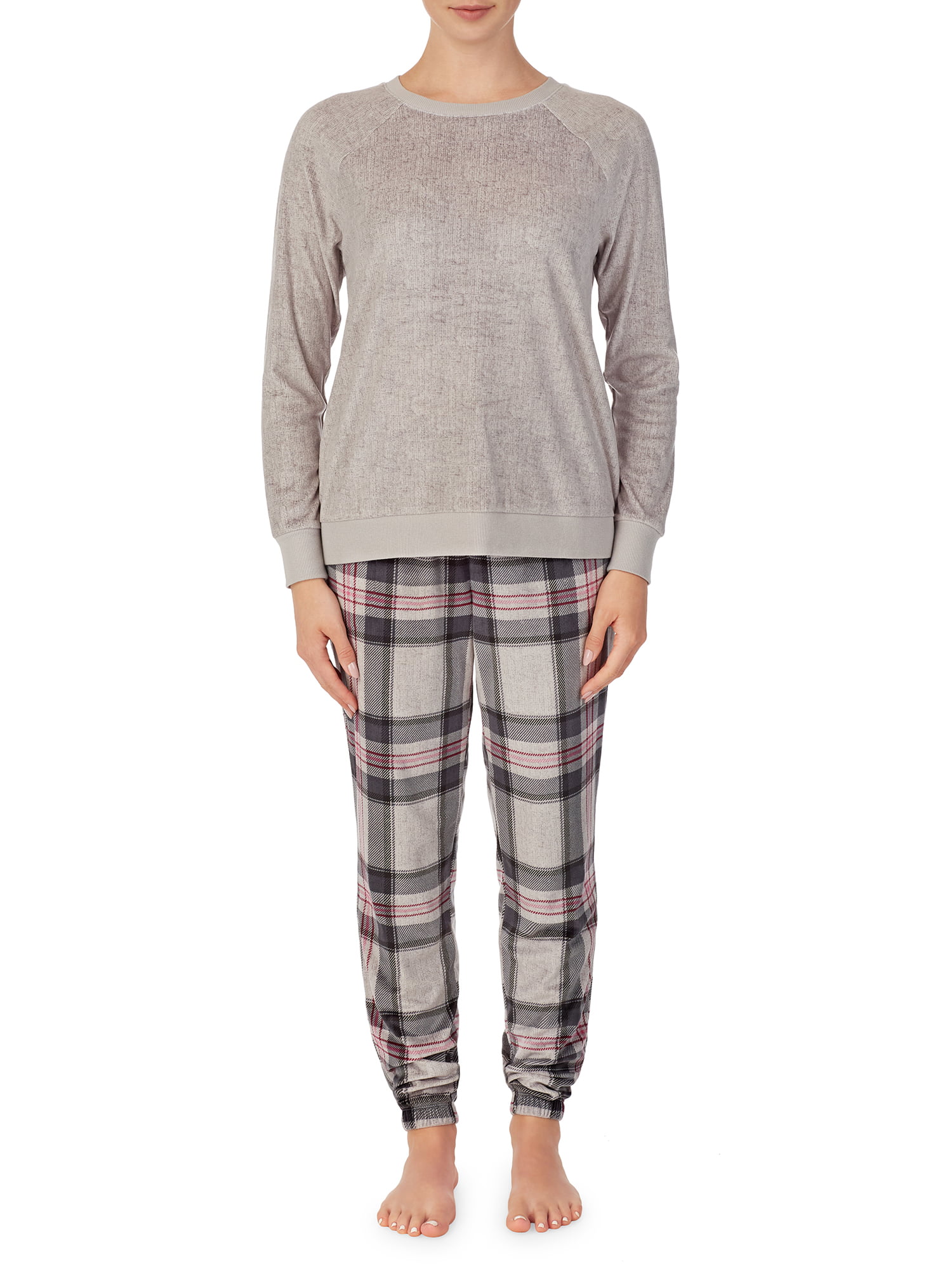 Medium Grey Heather/Plaid