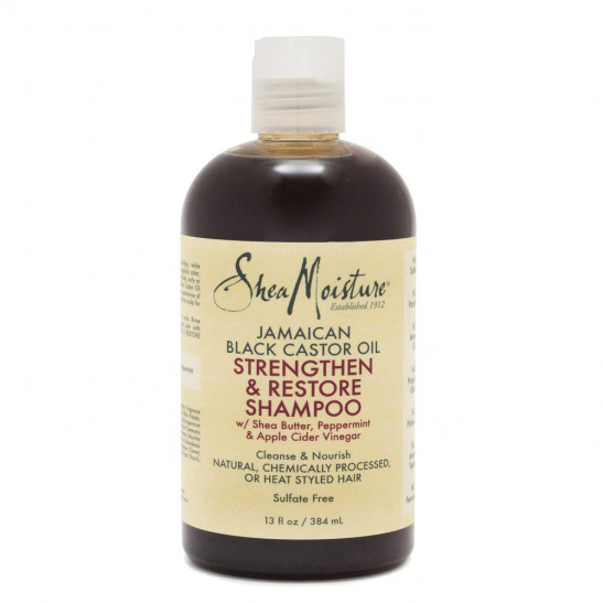 sheamoisture jamaican black castor oil | strengthen & restore for damaged hair shampoo