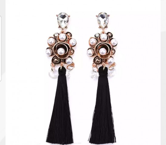 tassel pendant earrings