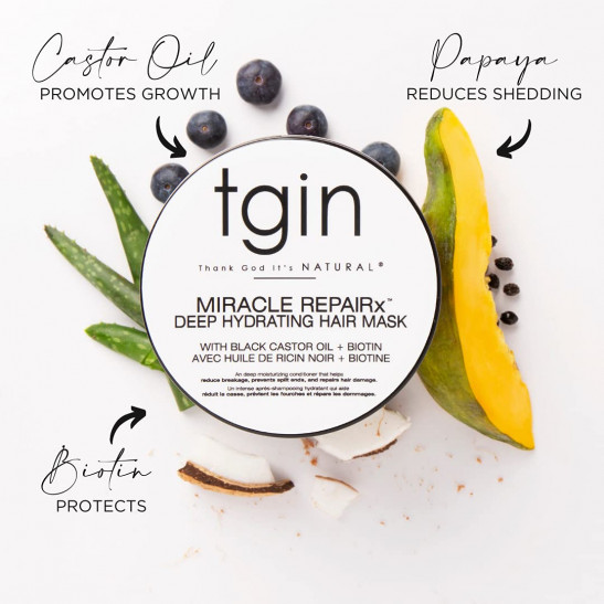 tgin miracle repairx deep hydrating hair mask