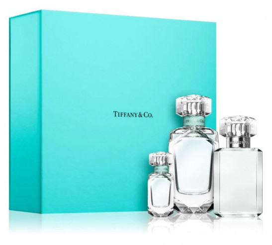 tiffany & co by tiffany edp 2.5 oz 75 ml women + body lotion 100 ml + mini 5 ml gift set