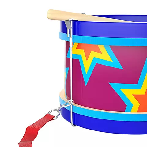 Toy drum with neck sales strap