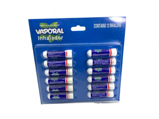 Vaporal Inhalador 12pc lot Of Inhalers For Nasal Congestion