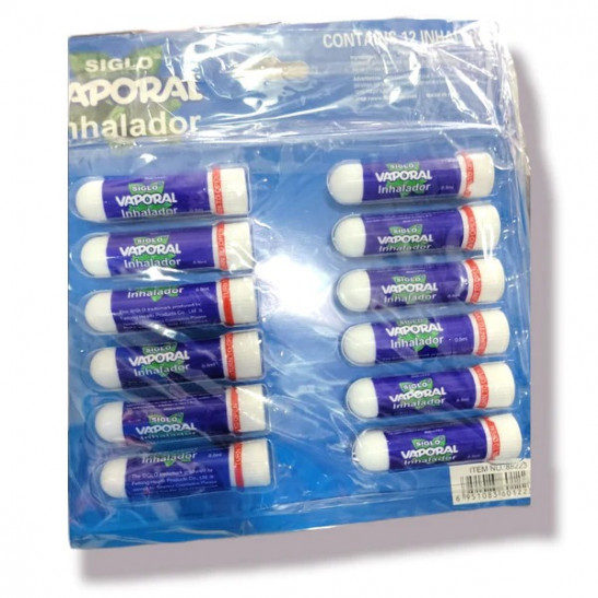 Vaporal Inhalador 12pc lot Of Inhalers For Nasal Congestion