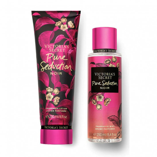 victoria's secret pure seduction noir mist & body lotion