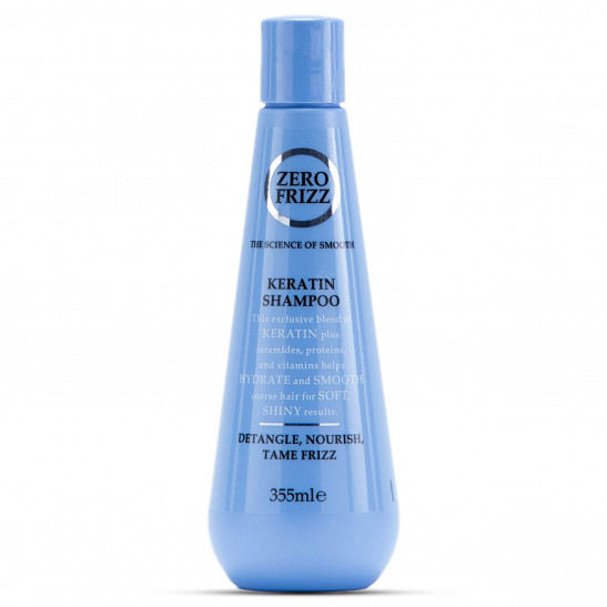 zero frizz keratin shampoo| 355 ml