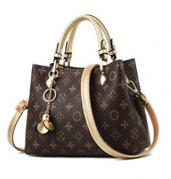 Brown Leather Crossbody Bags 2020 Female Tote Bag Designers Luxury Handbags Printed Bucket Simple Women Bag