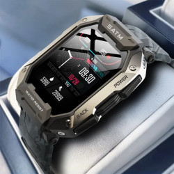 2022 New 3-proof Smart Watch Man 5ATM Waterproof 24 Sports Modes Fitness Tracker Outdoor 15-20 Days Battery Life Smartwatch Swimming Watches Men For Android IOS Phone