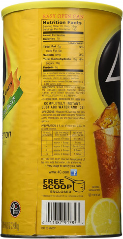 4c Lemon Iced Tea Mix, 5 lb 2.6 oz