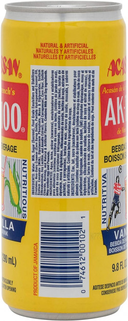 Acassan Mrs. French Ak-100 Vanilla Corn Drink (9.8 oz)