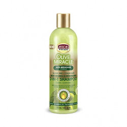 African Pride Olive Miracle 2-in-1 Shampoo And Conditioner, 12 Fl Oz (355 Ml)