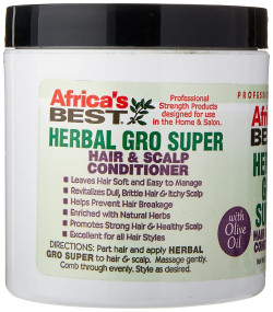 Africa's Best, Super Gro Maximum Hair and Scalp Conditioner, 5.25 Ounce (AB20204)
