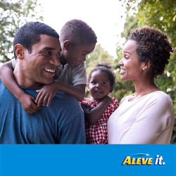 Aleve Pain Relief Caplets, Sachet Dispenser, 60 Count (60 Sachets)