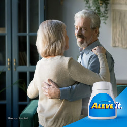 Aleve Pain Relief Caplets, Sachet Dispenser, 60 Count (60 Sachets)