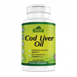 Alfa Cod Liver Oil - 100 Softgels