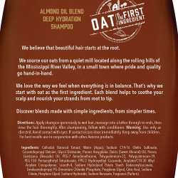 Almond Oil Blend Sulfate-Free Conditioner with Avocado Oil for Intense Hydration, Deep Moisturizing Conditioner for Thick, Curly, Frizzy or Coarse Hair, Paraben & Dye-Free, 12 Fl Oz