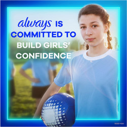 Always Maxi Feminine Pads for Women, Regular Absorbency, 24 Count, No Wings, Unscented (24 Count)