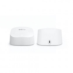 Amazon eero 6 Mesh Wi-Fi 6 System (1 Router + 1 Extender)