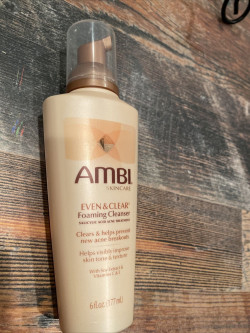 Ambi Even and Clear Foaming Cleanser, Salicylic Acne Treatment 6oz