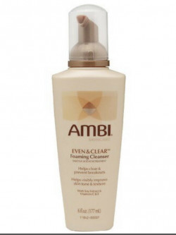 Ambi Even And Clear Foaming Cleanser, Salicylic Acne Treatment 6oz