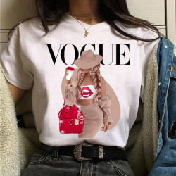 Fashion Ladies Summer Tops T Shirt Women T Shirt Sale New Vogue T Shirt White