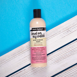 Aunt Jackie's Curls and Coils Quench Moisture Intensive Leave-In Hair Conditioner for Natural Curls, Coils and Waves, Enriched with shea Butter, 16 oz